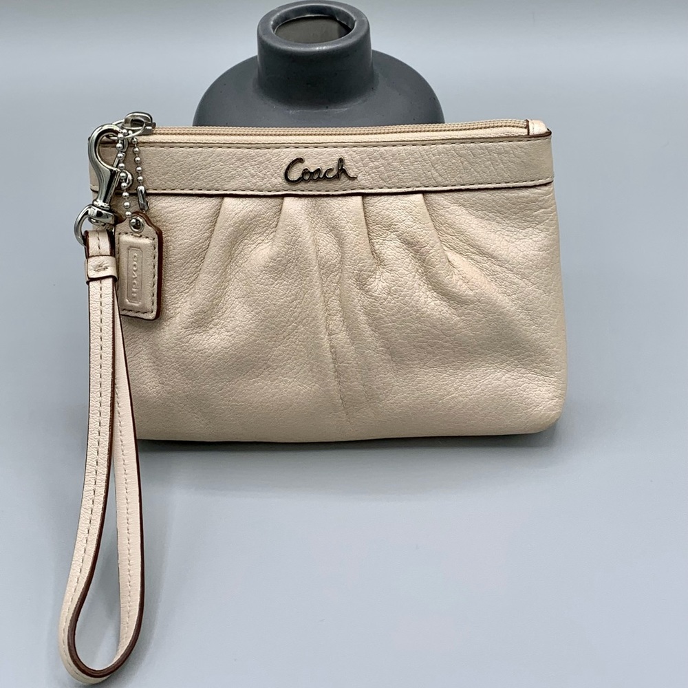 Coach Leather Wristlet